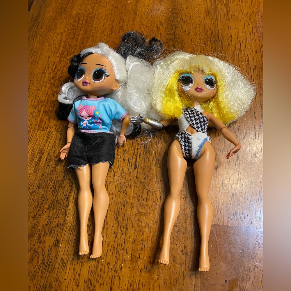 L O L surprise dolls. Two total.